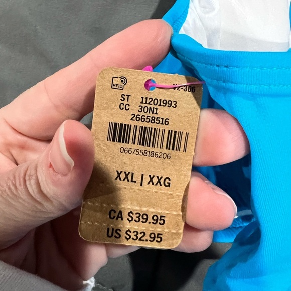 NWT VS Victoria Secret blue bikini swim suit L XXL - Picture 11 of 12